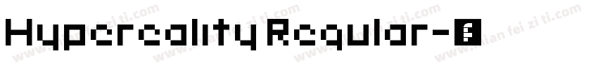 Hypereality Regular字体转换